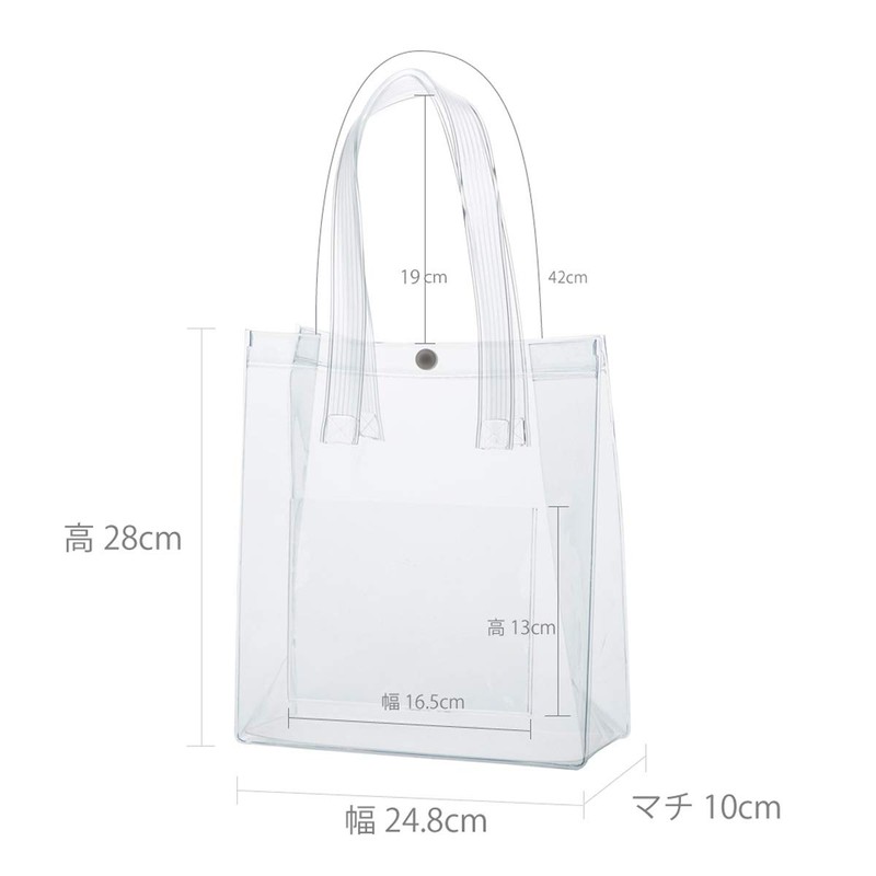 10pcs/set 3 clear plastic bags (small size)