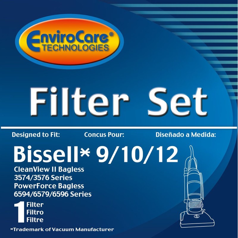 EnviroCare Replacement Vacuum Cleaner Filter Set Designed to Fit Bissell