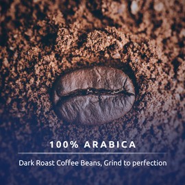 Cafe Najjar Turkish Coffee, 100% Arabica, Dark Roast, Ground, Arabic, Works with Turkish Coffee Machine. (3, 1 Pound)
