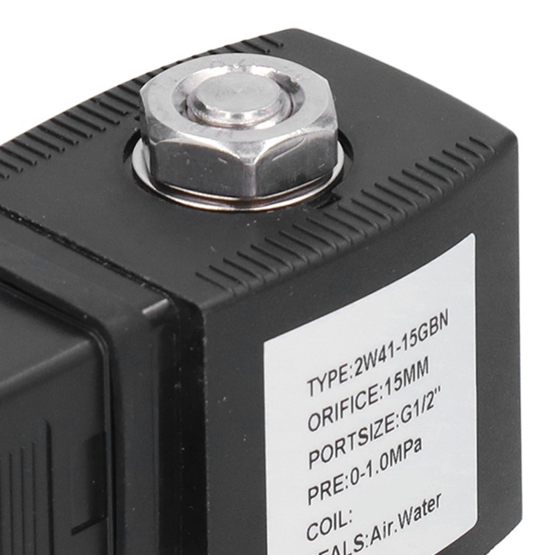 2 Way Solenoid Valve Brass Solar Electric Normally Closed Pipeline