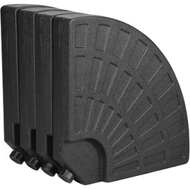 Outdoor Umbrella Stand Base Heavy Outdoor Patio Umbrella Stand Suitable for Multiple scenarios (4 Pieces)