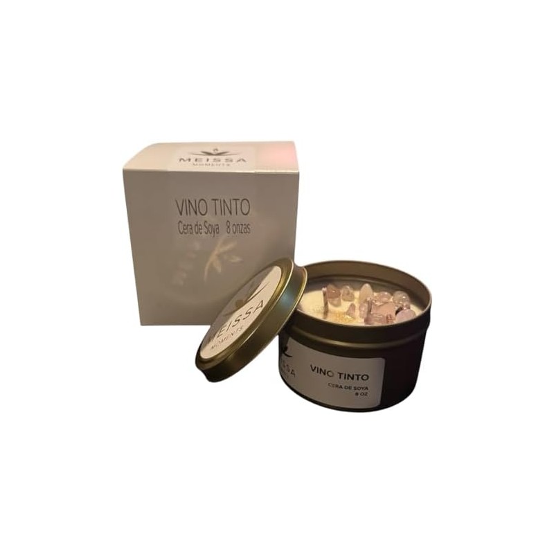 Vela aromática de cera de soya Frutos Rojos – 8