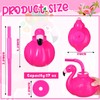 Lallisa Plastic Pink Flamingo Cups for Kids Party Favors 17oz