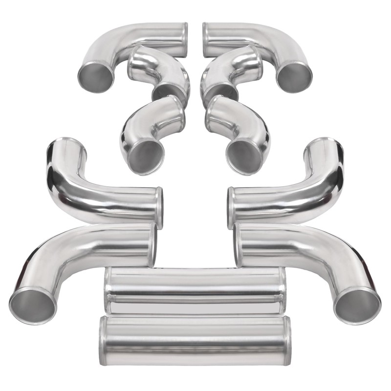 KUAFU 12 Pcs Universal 3" Aluminium Turbo Intercooler Piping &