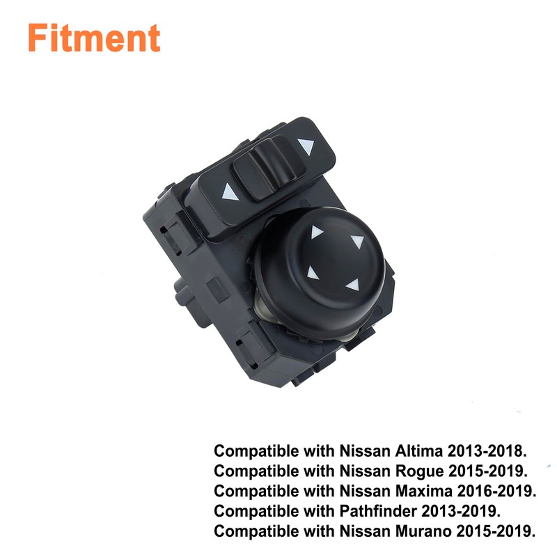Door Mirror Switch Assy(Mirror Control Front Driver Side).Compatible with.Nissan Altima