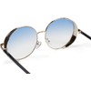 styleBREAKER 09020120 Women's Round Sunglasses with Tinted Polycarbonate Lenses and