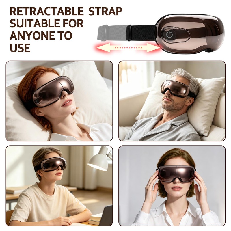 FSA-HSA Eye Massager with Heat for Eye Strain, Dry Eyes,