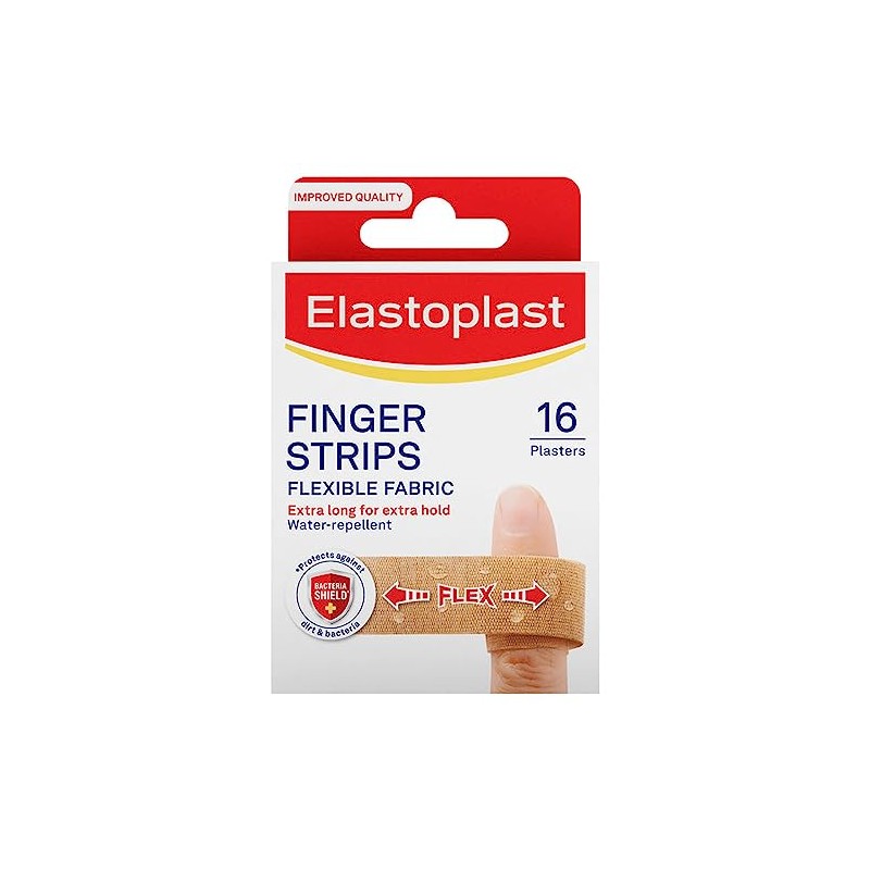 Elastoplast Finger Strip Plasters, 16 Plasters
