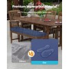 Navenwelle 32x12x2 Outdoor Bench Cushion, Strengthen Waterproof Seat Cushions, High-Density