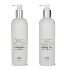 Kimtpon Style Atelier Bloem Oolong Tea Hydrating Shampoo - Bath & Body - Ylang Ylang, Amber, Chamomile, Orange Blossom & Geranium- 16 oz. (Set of 2)