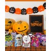 qiqee Halloween Candy Boxes with Window 36packs 4x6.5x2 Inch Bakery