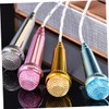 BIUDECO 4Pcs Portable Mini Microphone Tiny Vocal Mic for Smartphones