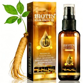 Biotin Hair Growth Oil, Moisturizes hair Protect hair health Smooth, soft and shiny hair Refresh and revitalize hair roots Strengthen hair