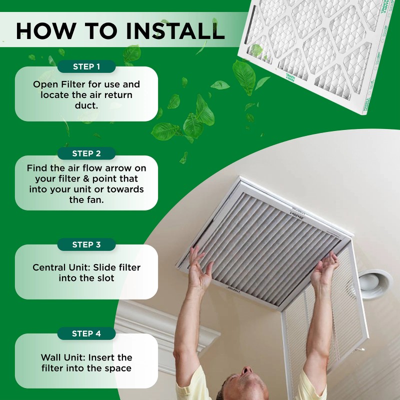 Mann+Hummel 16x25x4 MERV 8 Pleated Air Filters by Mann+Hummel. Case