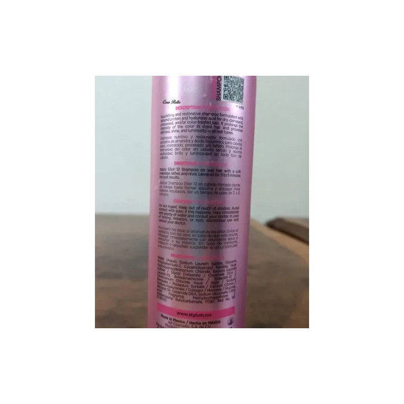 Shampoo Nutritivo 280ml Stylum Profesional