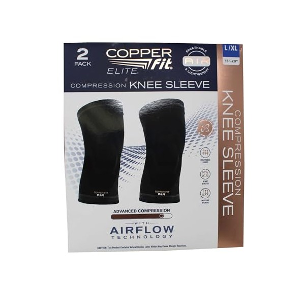 Copperfit Elite Air Knee Compression Support Knee Sleeve for Joint