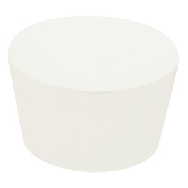 MECCANIXITY Rubber Tapered Plug 55mm to 68mm Solid Test Tubes Bungs Stopper White for Lab Home 1 Pieces