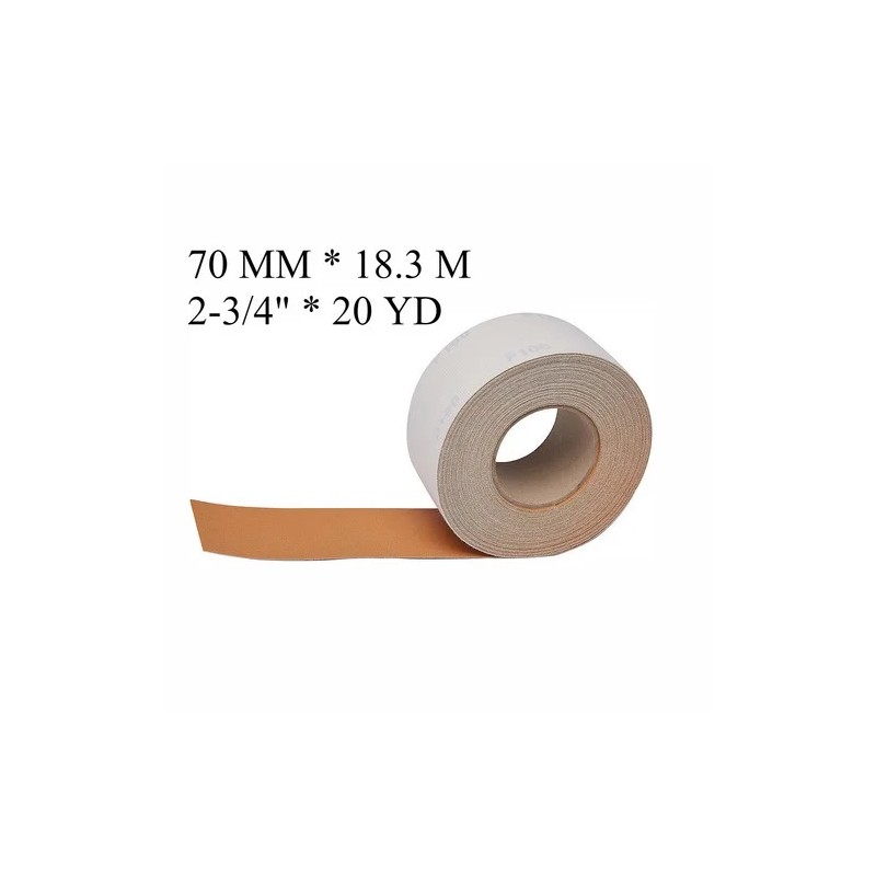 Sandpaper Roll 20 Yard X 2-3/4'' Wide Hook and Loop