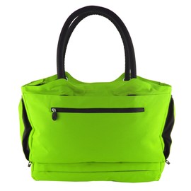 CoolBag Gen 2 Locking Anti-Theft Travel Tote With Insulated Cooler Compartment (St. Lucia Lime Green)