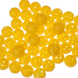 PURESEK 50 PCS Puncture Ball Baseball Batting Training Ball Toss Batting Tea Batting Plastic