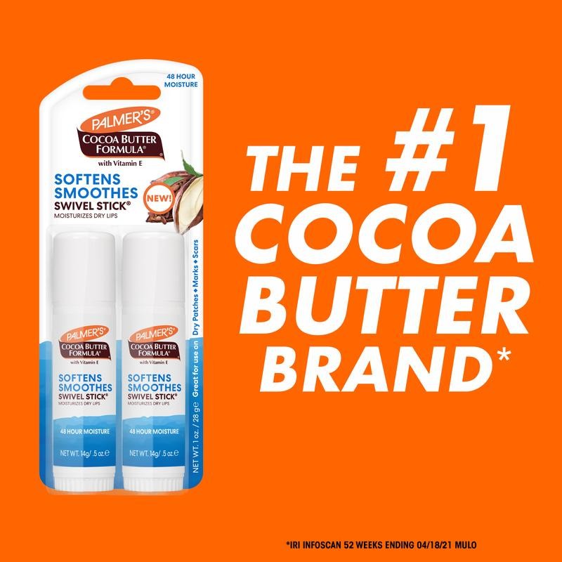 Palmer's Cocoa Butter Formula Swivel Stick 2-Pack Moisture Moisturize