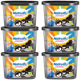 NATRUTH Moisture Absorbers with Activated Charcoal,800ml(6-Pack)*12.5 OZ Portable Closet Dehumidifier, Odor Eliminator Absorber Bucket,Humidity Absorber,Dehumidifier for Bathrooms, Kitchen & Boats