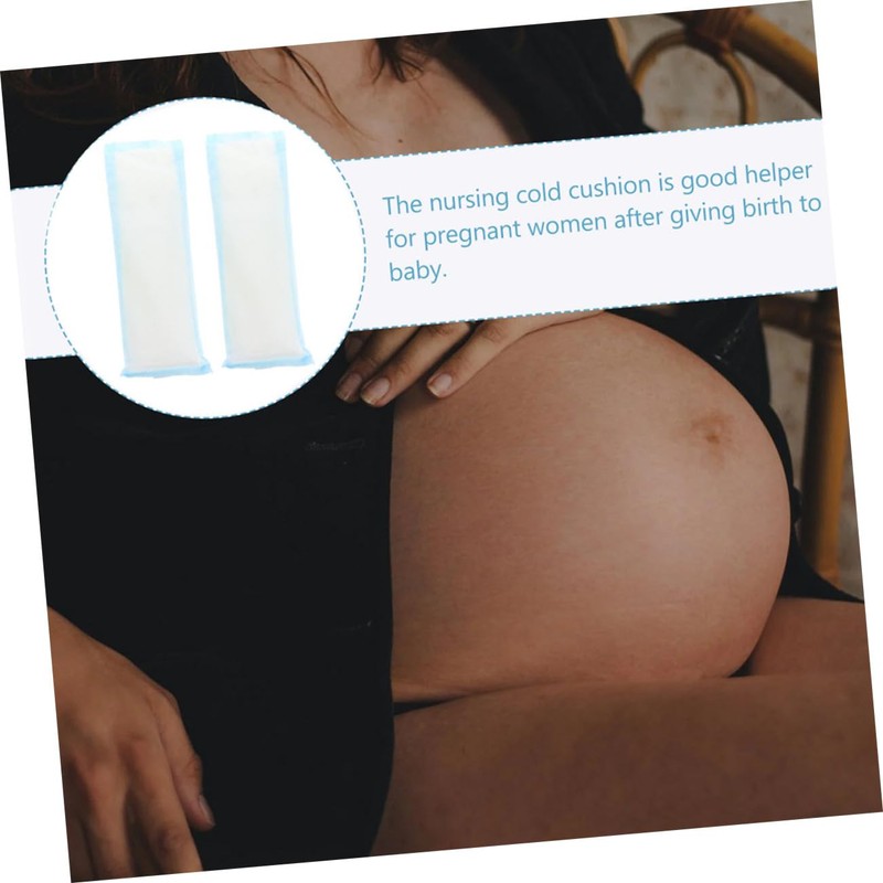 LALAFINA 2pcs Nursing Cold Pads Disposable Ice Packs for Postpartum
