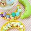 Jinshining Yellow Banana Protective Case Banana Protector Box Holder Banana