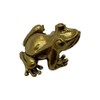 VIE Naturals Miniature Brass Figurines, Frog