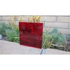 1/4" (6mm) Dark Red Translucent Acrylic Plexiglass Sheet 12"x12" Cast