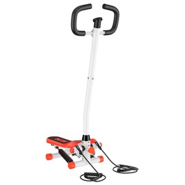 RFEGJVII Portable Exercise Stepper Adjustable Resistance with Handlebar,Stair Stepper for Leg Workout,Good Loading Capacity LCD Monitor,Home Handrail Stepper,Super Quiet Space-Saving Cardio Machine