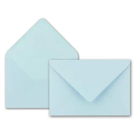 NEUSER PAPIER 75x envelopes in baby blue 80 g/m² envelopes in DIN B6 format 12.5 x 17.6 cm wet glue without window