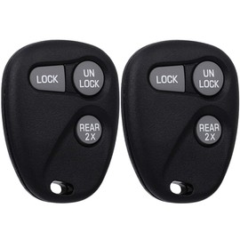 KEYALL 2 X Remotes Key Fob for Chevy for Astro for Tahoe for Suburban 1500 for GMC for Yukon for Jimmy for Sonoma 1997-2002 16245100-29 ABO1502T 16207901-5 - 315MHz