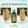 Herbishh Aceite de Argn para el Cabello Tratamiento de Acondicionamiento