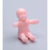 Darice 1621-62 Mini pink Plastic Babies, Crawling, 1.25", Pink