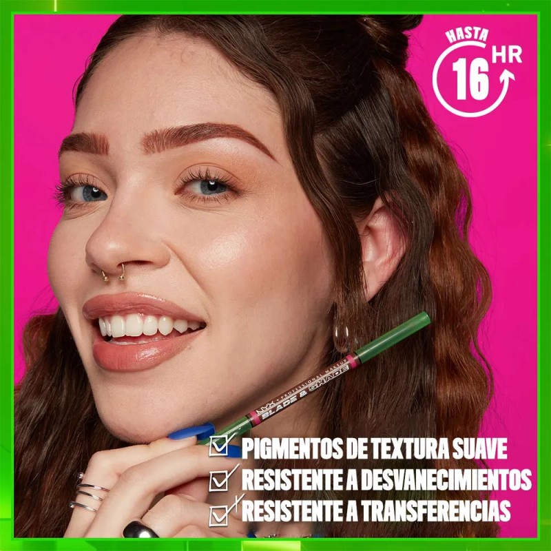 Lápiz De Cejas Blade Shade De Nyx Professional Makeup Rich