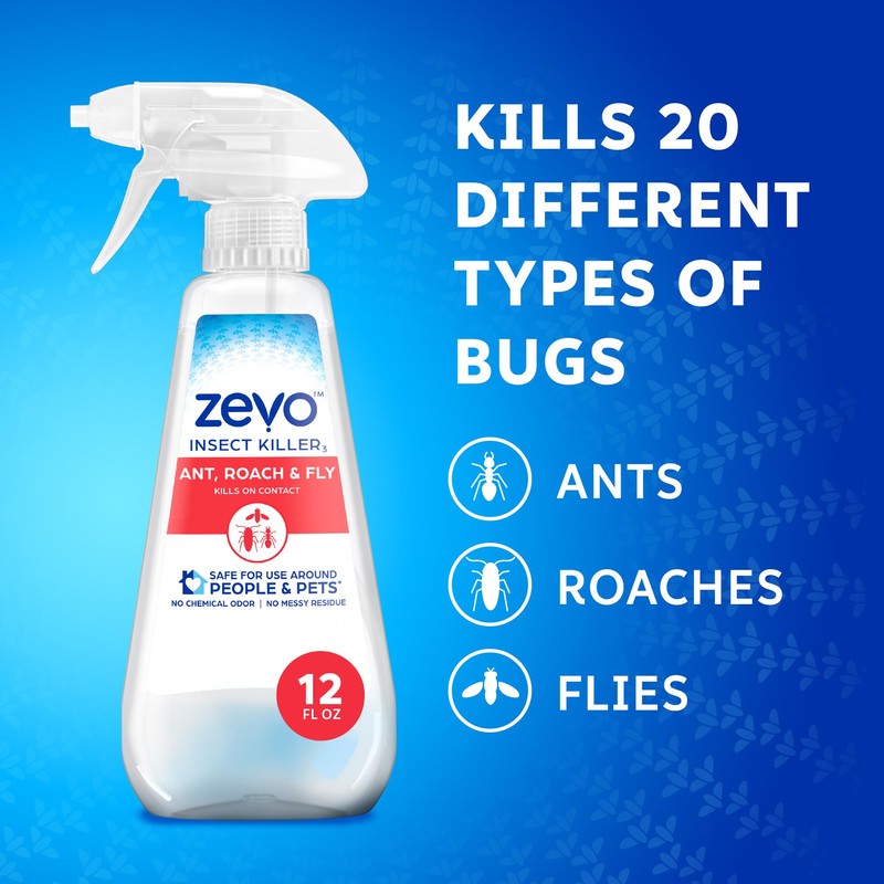 Zevo Flying Insect Killer Spray - Bug Spray for Home