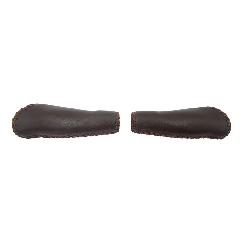 UPANBIKE Bike Grips Ergonomic Design Handmade Sewing Push On Leather