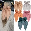 Set of 5 Oversized Hair Bows for Women & Girls