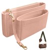 Soyizom Handbag Organizer Insert Fits for Multi Pochette Accessories Bag