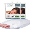Saferest Waterproof Pillow Protector Cover Zippered Standard Size 2 Pack