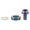 Dingtai Titanium Crank Bolt Screw M8X15mm Extractor Sleeve Rainbow Color