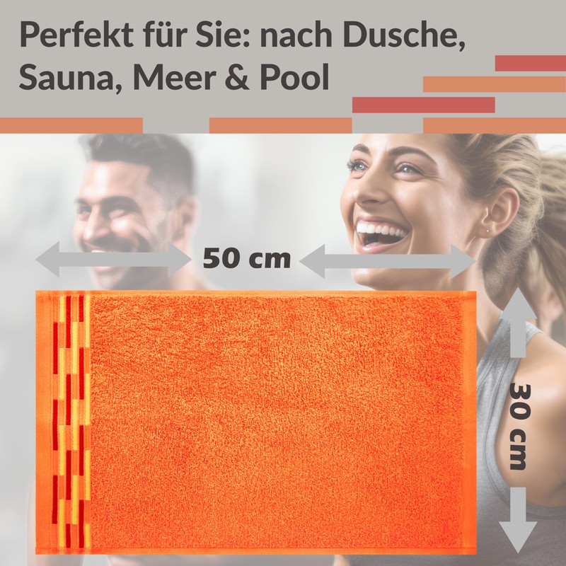 Lashuma Lugano Guest Hand Towels 30 x 50 cm Set