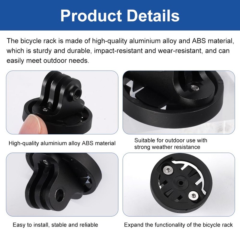 Mount for GoPro Bicycle Computer for Garmin Edge, Garmin Varia,