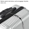 PATIKIL Security Steel Cable 2.5mm x 1m/3.28ft Coated Luggage Lock