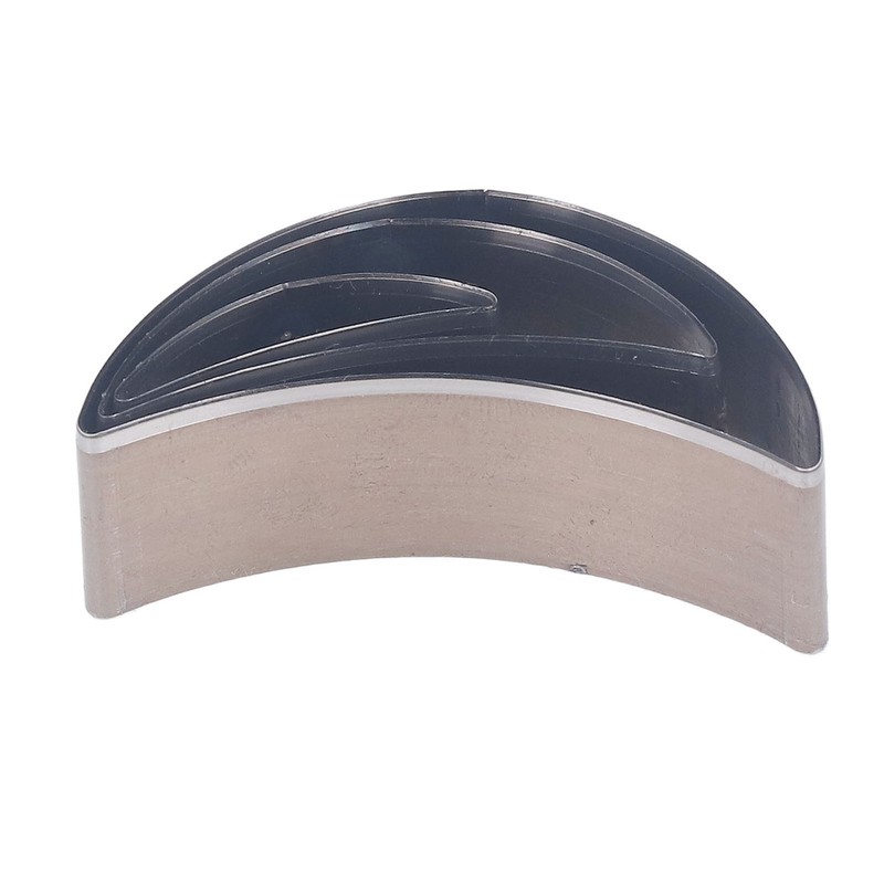 3PCS Cutting Die Set Alloy Steel Curved Moon Shape Hollow