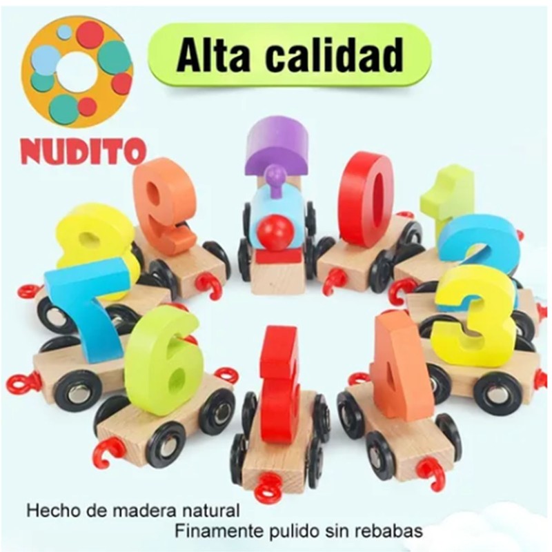 11 Sections Number Train Toy Early Educational Counting Number Train