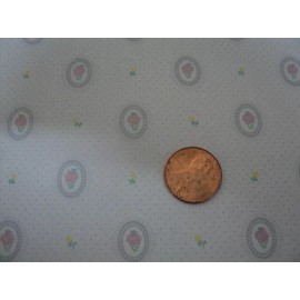 MINI Graphics DOLLHOUSE WALLAPER- CAMEO GREY-141D2