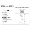 HUABAN 50PCS SR5100 (SB5100) Schottky Barrier Diode 5A 100V DO-201AD