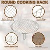 uxcell 5 Inch Round Cooking Rack, Stainless Steel Canning Racks